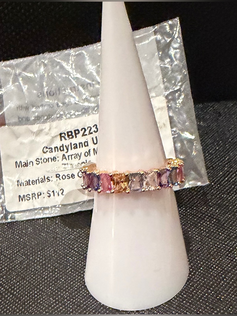 NWT BP RBP2237 Candyland Unicorn ring Size 7